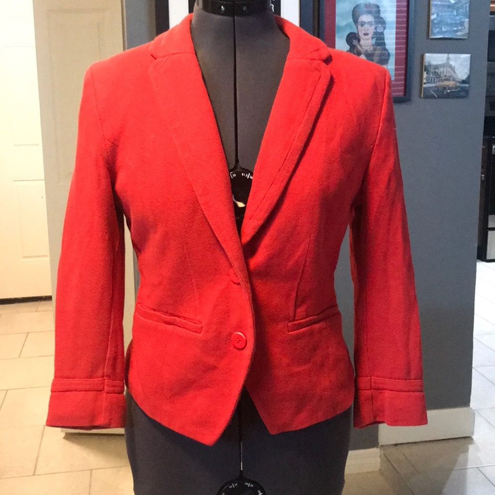 Red blazer